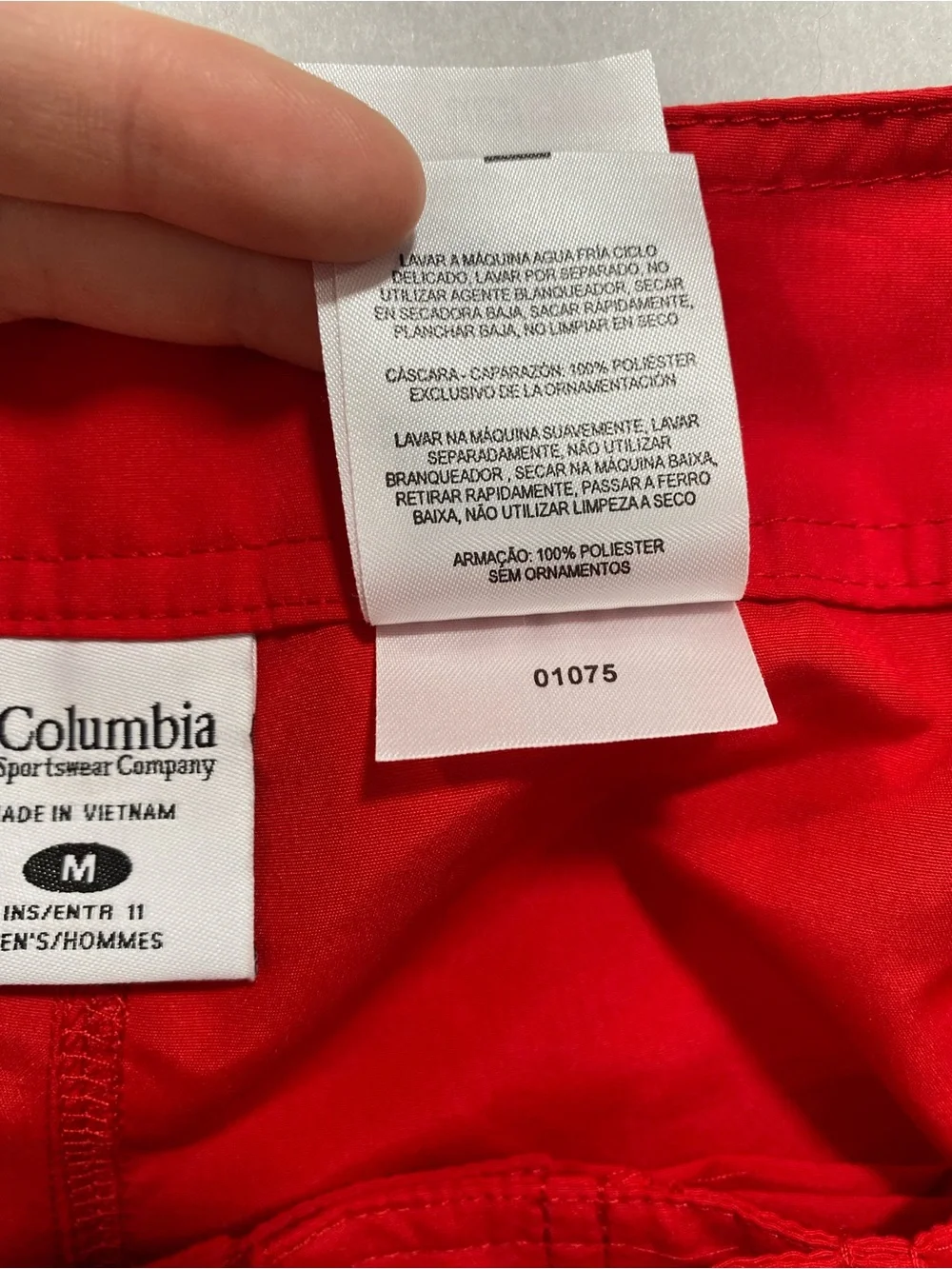 NWT Columbia Ohio State Buckeyes Board Shorts Men’s M Red Swim Trunks UPF 30